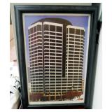 Framed Under Glass Photo Of 2555 Grand, 15.5' x 21.5'