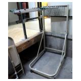 Steel Rolling Hanging File System And Cart With 11 Hangers, 56' x 27' x 43'