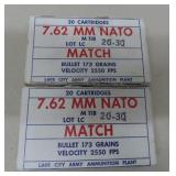40 Rds. of 7.62mm NATO Match Ammo