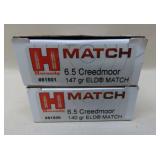 30 Rds. of Hornady 6.5 Creedmoor Ammo