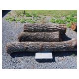 Three Walnut Logs