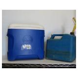 Igloo Cooler and 5.25 Gallon Kerosene Jug
