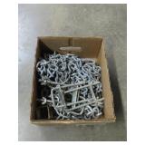 Two 20 Ton Bottle Jacks and Chain