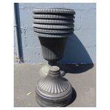 Six Plastic Urn Style Planters