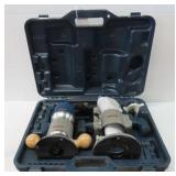 Bosch Router and Accessories in Carry Case