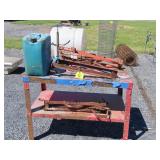 Metal Table and Contents