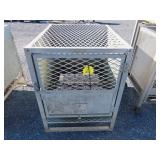 Metal and Mesh Animal Crate