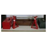 Toolboxes and Jack Stands