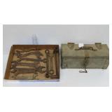 Collectible Wrenches and Tool Tray