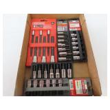 Craftsman 1/4 and 3/8 Hex Bit Socket Sets