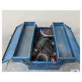 Metal Tool Box With Black and Decker Grinder