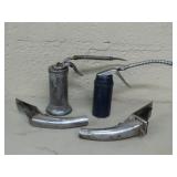 Two Oilers and Two Oil Can Funnels