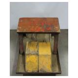 Rolling Shop Cart and Wheel Chocks