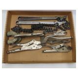 Pipe Wrenches and Locking Pliers