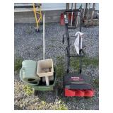 Garden Spreader and Electric Snow Blower