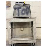 Rubbermaid Shop Cart and Mop Bucket