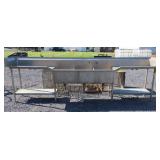 Stainless Steel Three Bay Sinks