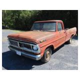 1970's Ford 100 Custom Square Body Pickup Truck