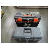 Two Plastic Toolboxes