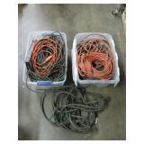 Two Totes of Extension Cords