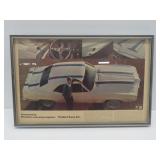 Framed Firebird Trans Am Advertisement