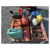 Selection of Gas Jugs and Sprayers