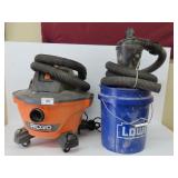 Ridgid Shop Vac and Homemade Dust Collecting