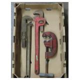 Pipe Wrench and Pipe Cutter