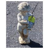 Cherub Vintage Concrete Garden Statue