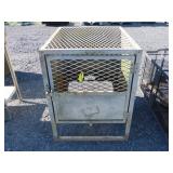 Metal and Mesh Animal Crate