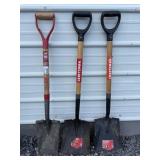 Wooden D Handle Shovels