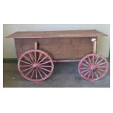 Converted Wooden Wagon for POS Display