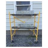 Portable Folding Scaffold and Saw Bucks