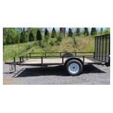 Single Axle 7' x 12' Belmont Trailer