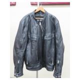 Leather Padded Riding Jacket