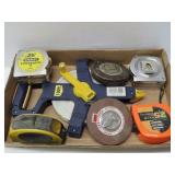 Measuring Tape and Laser Level