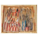Two Tray Lots Pliers and Vise Grips