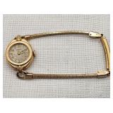 14K Gold Hampden 17j Ladies Watch
