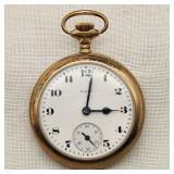 Elgin Pocket Watch Gold Filled Case