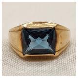 10K Gold Ring with Topaz