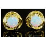 Beautiful Opal Stud Earrings Beautiful Opal Stud Earrings