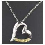 Genuine Yellow Diamond Heart Pendant Genuine Yellow Diamond Heart Pendant