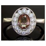 Antique Style Sultanite Color Change Ring Antique Style Sultanite Color Change Ring