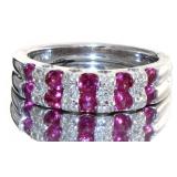 Quality Ruby & Diamond Designer Ring Quality Ruby & Diamond Designer Ring