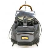 GUCCI BLACK NYLON BACKPACK GUCCI BLACK NYLON BACKPACK
