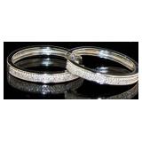 Brilliant 20 mm Diamond Hoop Earrings Brilliant 20 mm Diamond Hoop Earrings