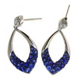 Elegant Sapphire Teardrop Earrings Elegant Sapphire Teardrop Earrings