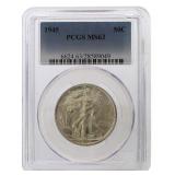1945 MS63 Walking Liberty Silver Half Dollar 1945 MS63 Walking Liberty Silver Half Dollar