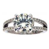 14k Gold 2.59 ct Brilliant VS Lab Diamond Ring 14k Gold 2.59 ct Brilliant VS Lab Diamond Ring