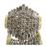 14kt Gold Brilliant 3.25 ct Diamond Cocktail Ring 14kt Gold Brilliant 3.25 ct Diamond Cocktail Ring